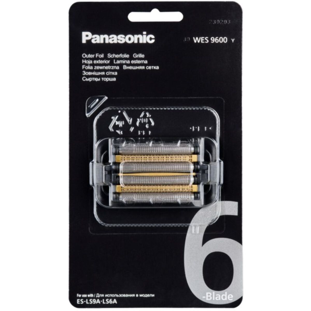 Grille de rasoir PANASONIC grille et lames x6 WES9600Y1361