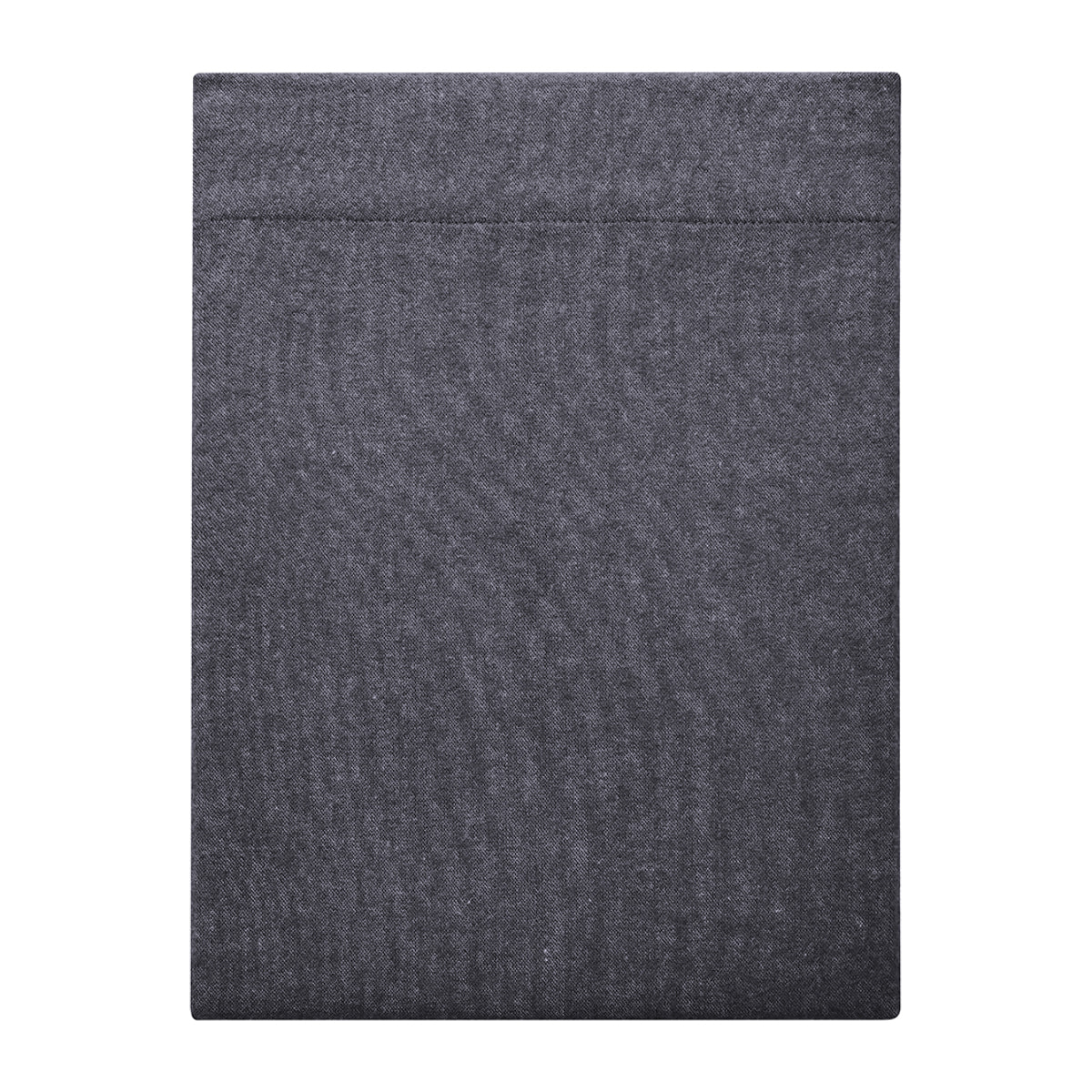 Drap plat uni en flanelle de coton, FRISSON, Gris Anthracite