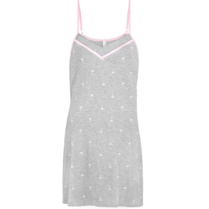 Camisón corto gris