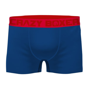 Set de 2 Boxers Crazy Boxer para hombre en algodón