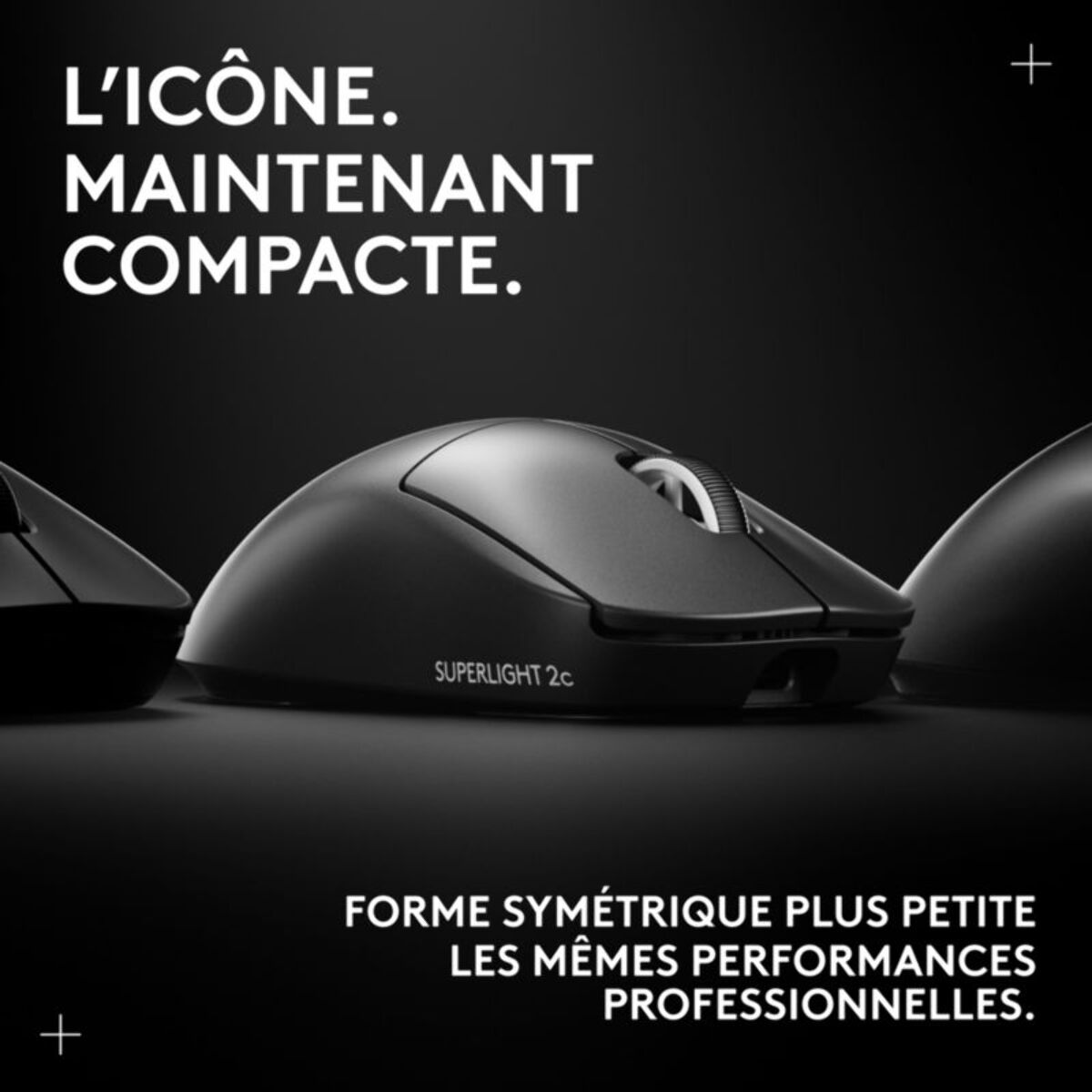 Souris Gamer Sans Fil LOGITECH Pro X superlight 2 compact Noir