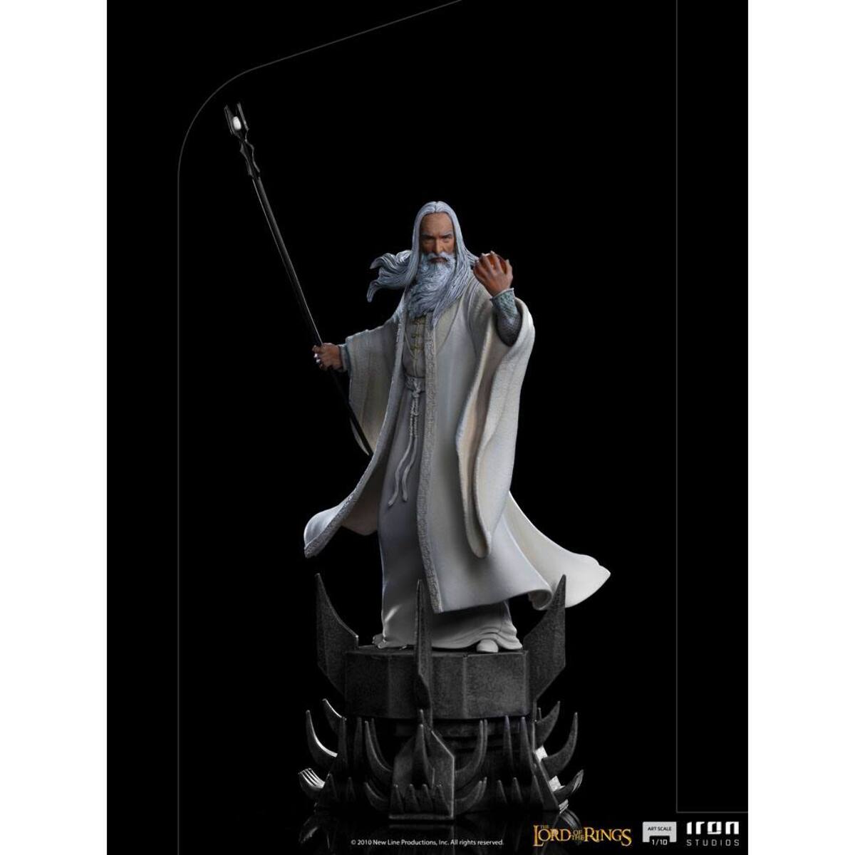 Il Signore Degli Anelli Statua Saruman Scala 1/10 29 Cm Iron Studios