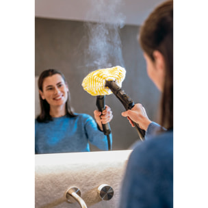 Nettoyeur vapeur avec fer à repasser Karcher SC 5 EasyFix Iron - Pression 4.2 bar- Débit vapeur 50 g/min- fonction vapo hydro