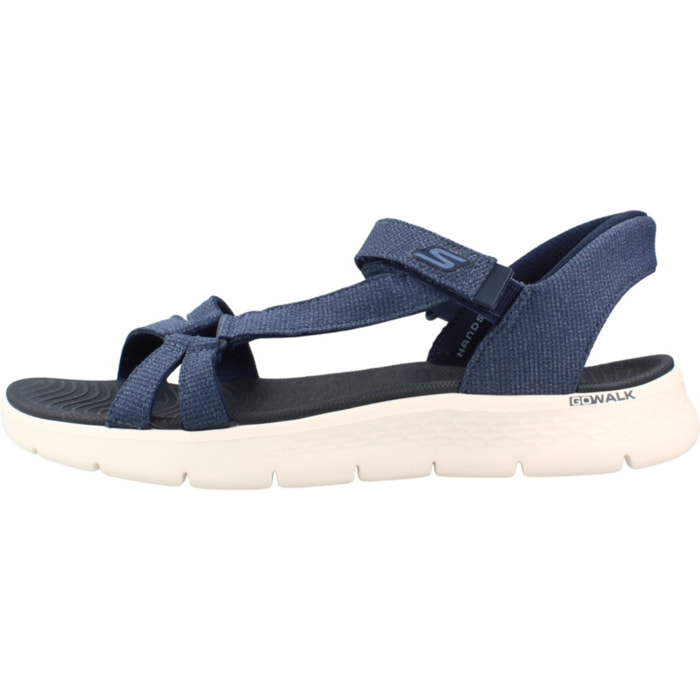 Sandalias Mujer Slip-ins  Go Walk Flex Azul