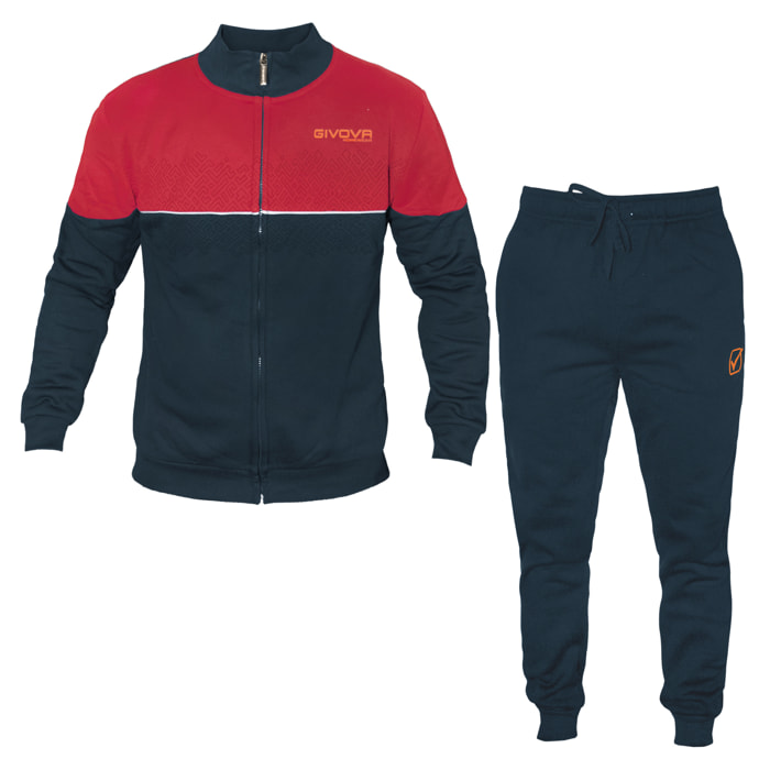 Set Homewear Uomo GIVOVA Felpato Full Zip