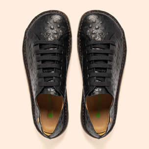 Zapatos N6064 OSTRICH BLACK/ TAMI color Black