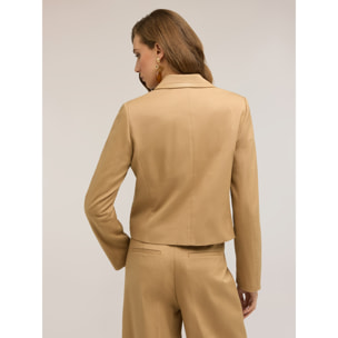 Motivi - Chaqueta de algodón con bolsillos - Beige