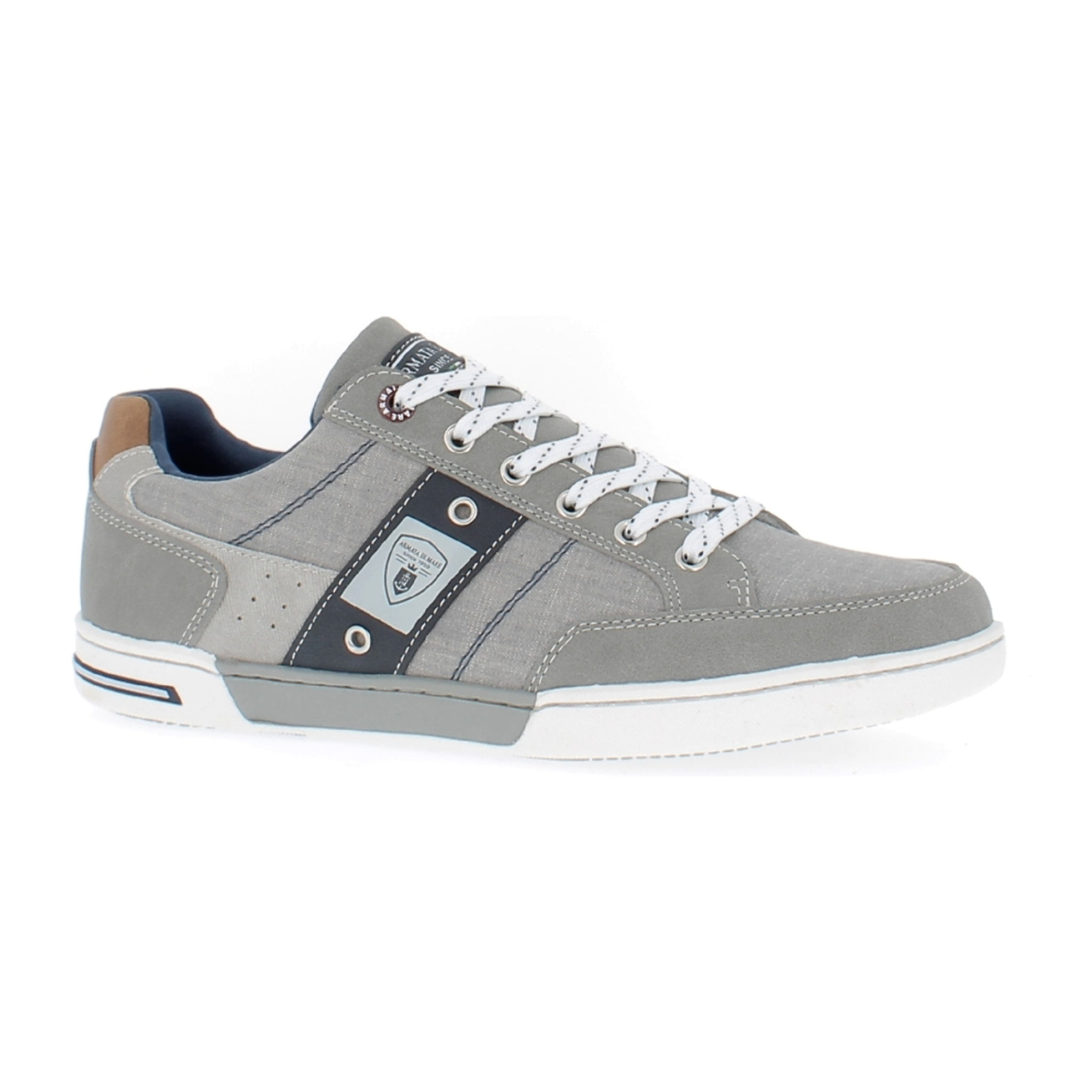 Armata di Mare Scarpe Uomo Court Sneakers Casual con Soletta Rimovibile in Memory Foam AMU SS22M144 Grey