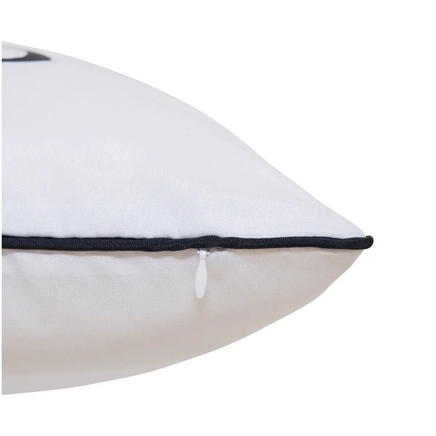 Housse de coussin d'extérieur Nolan 40x40cm déperlant blanc