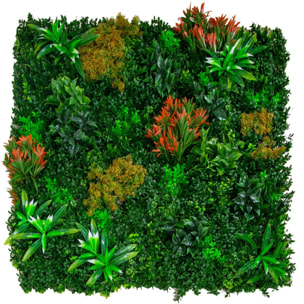 Parete verde verticale Vacchetti misto fiori cm100x100