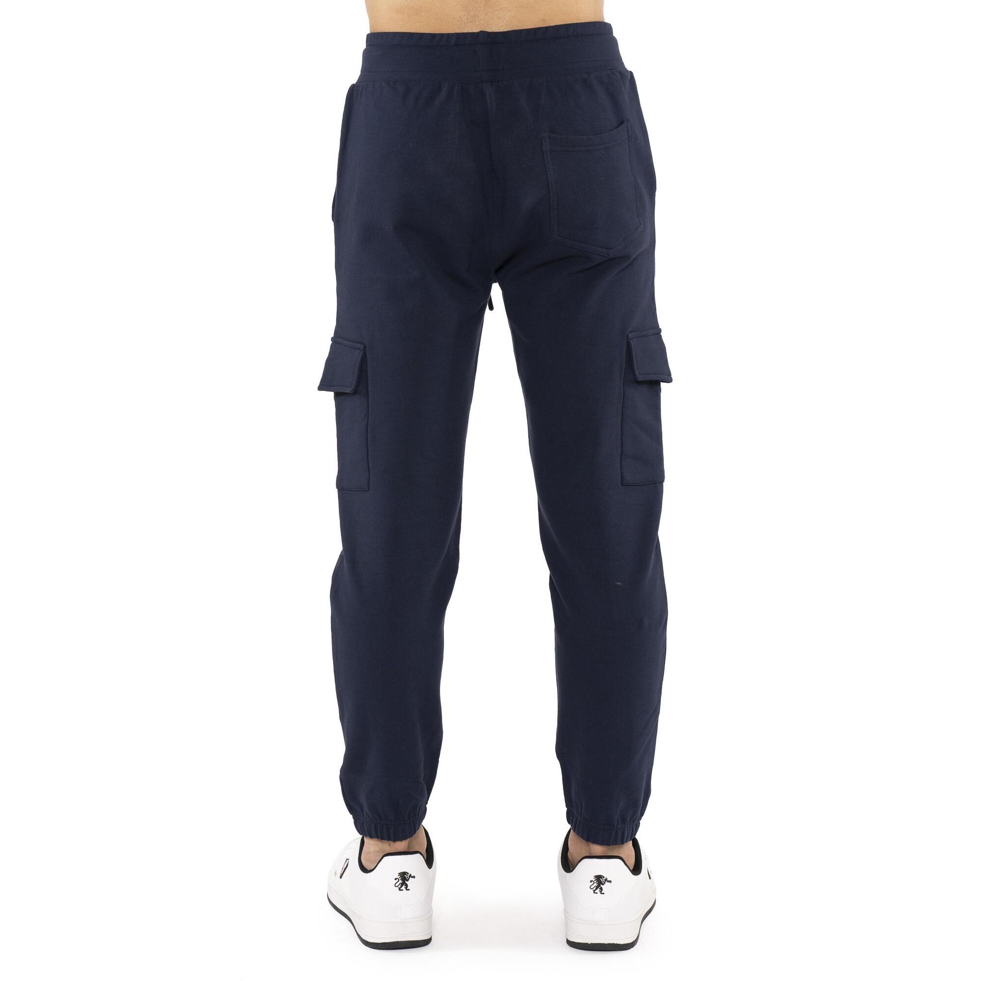 Pantalón cargo de hombre con pequeño logo "Basic"