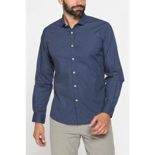 CAMICIA SLIM FIT IN POPELINE STRETCH