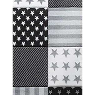 Tapis enfant tissé motif géométrique HUMU