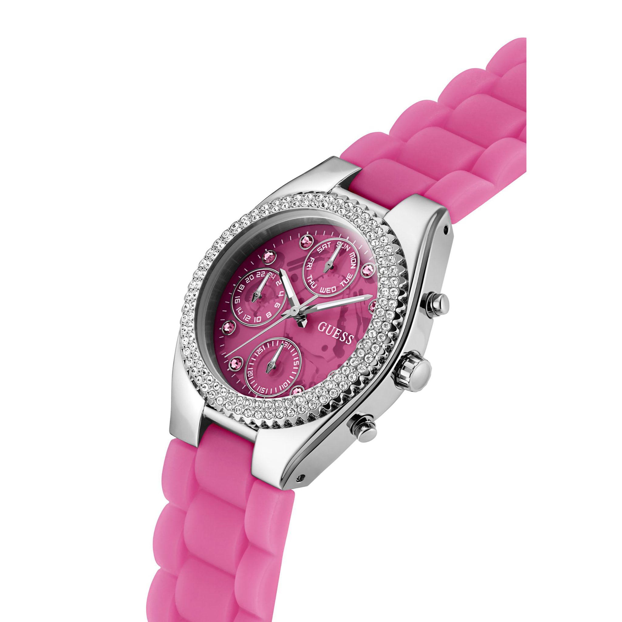 Guess Orologio Multifunzione Sparkling Pink