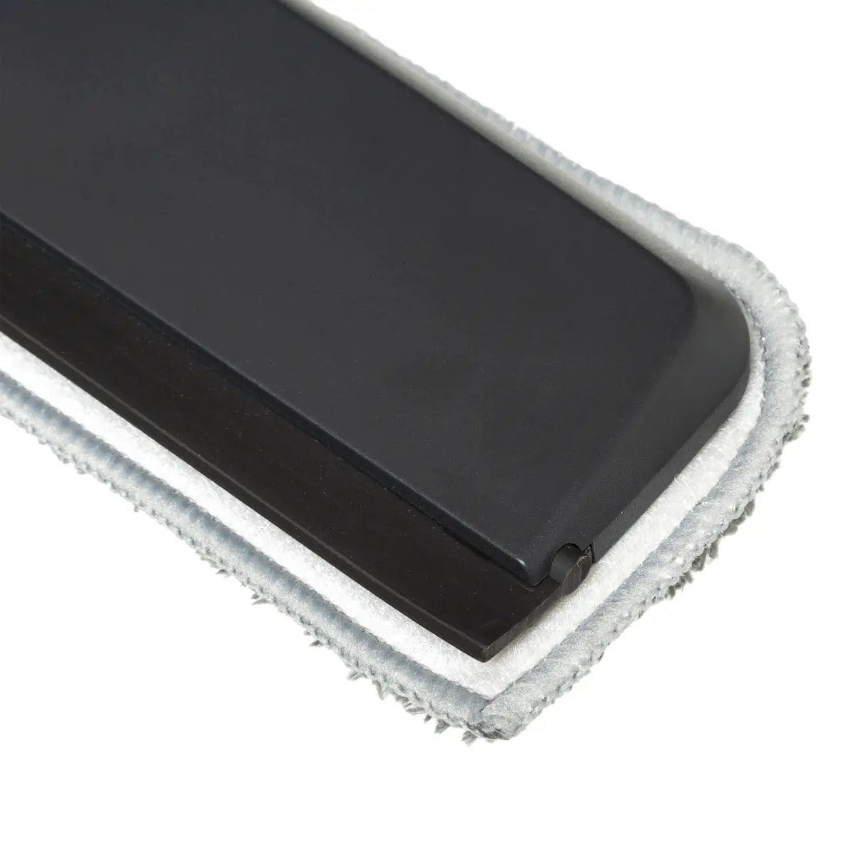 TêteLave-vitre microfibre "Click & Clean" gris