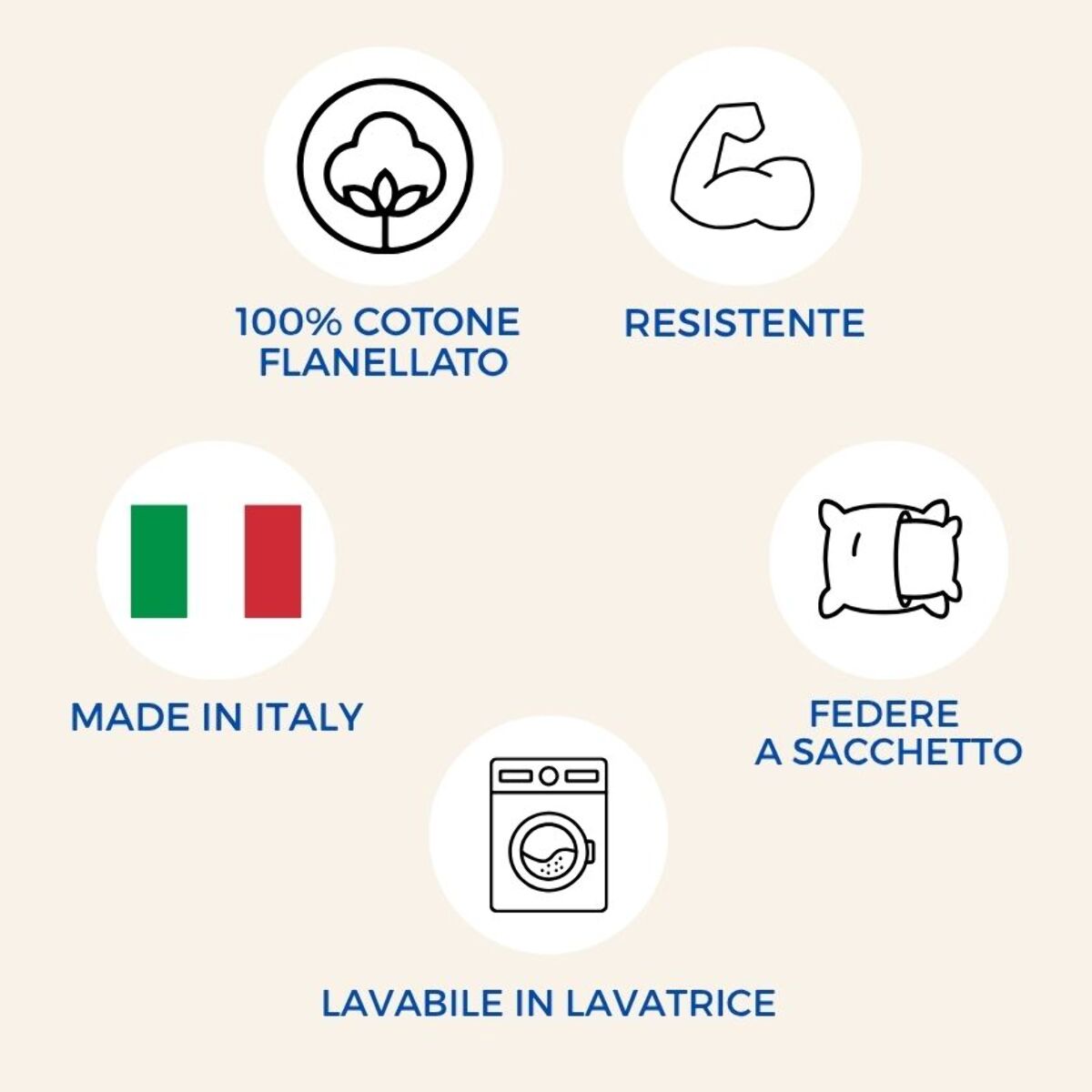 Completo Lenzuola in Flanella Morbida e Calda Made In Italy disegno Rigato Lane Grigio