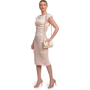 Borsa a spalla Anna Luchini Beige