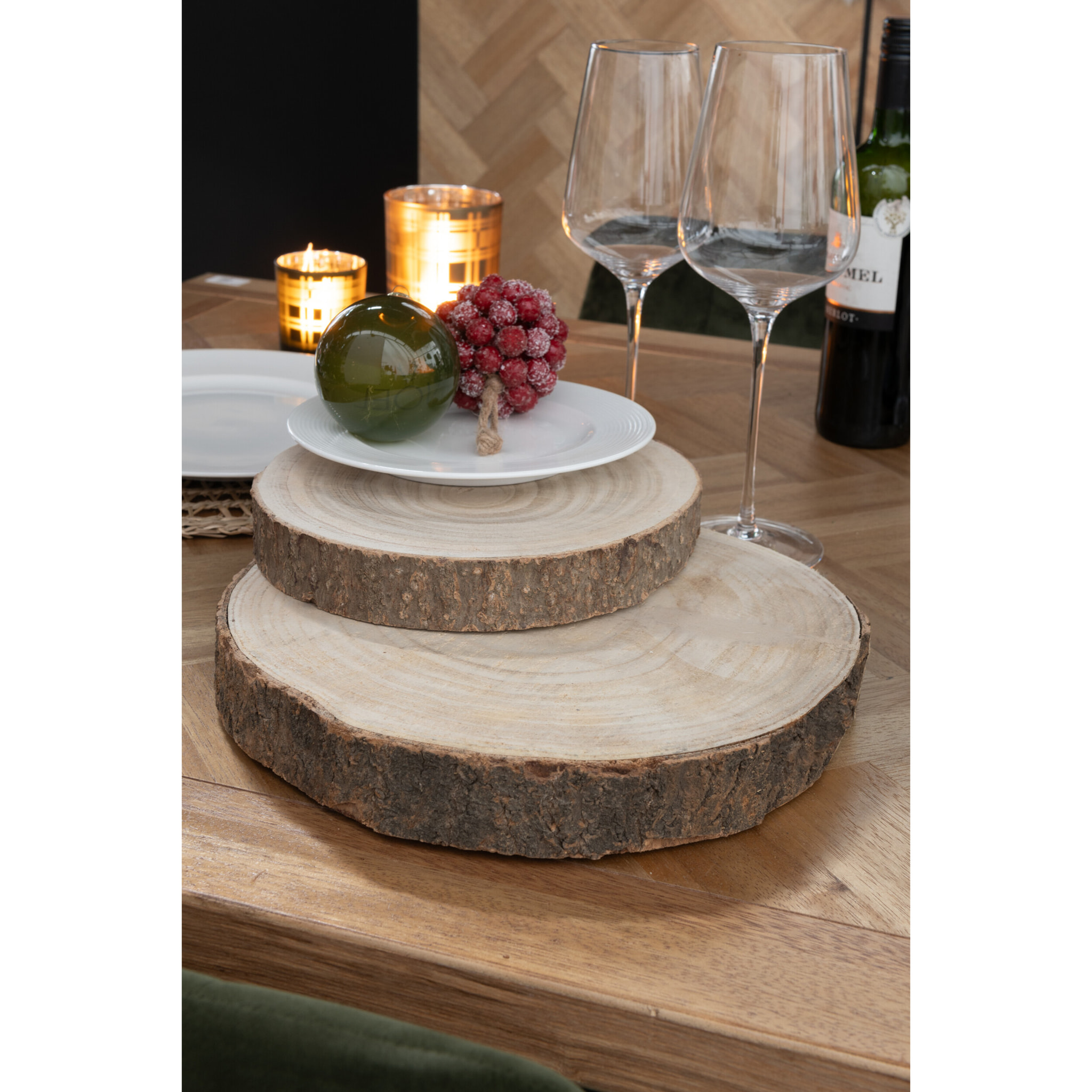 J-Line écorce décorative - bois - naturel - small