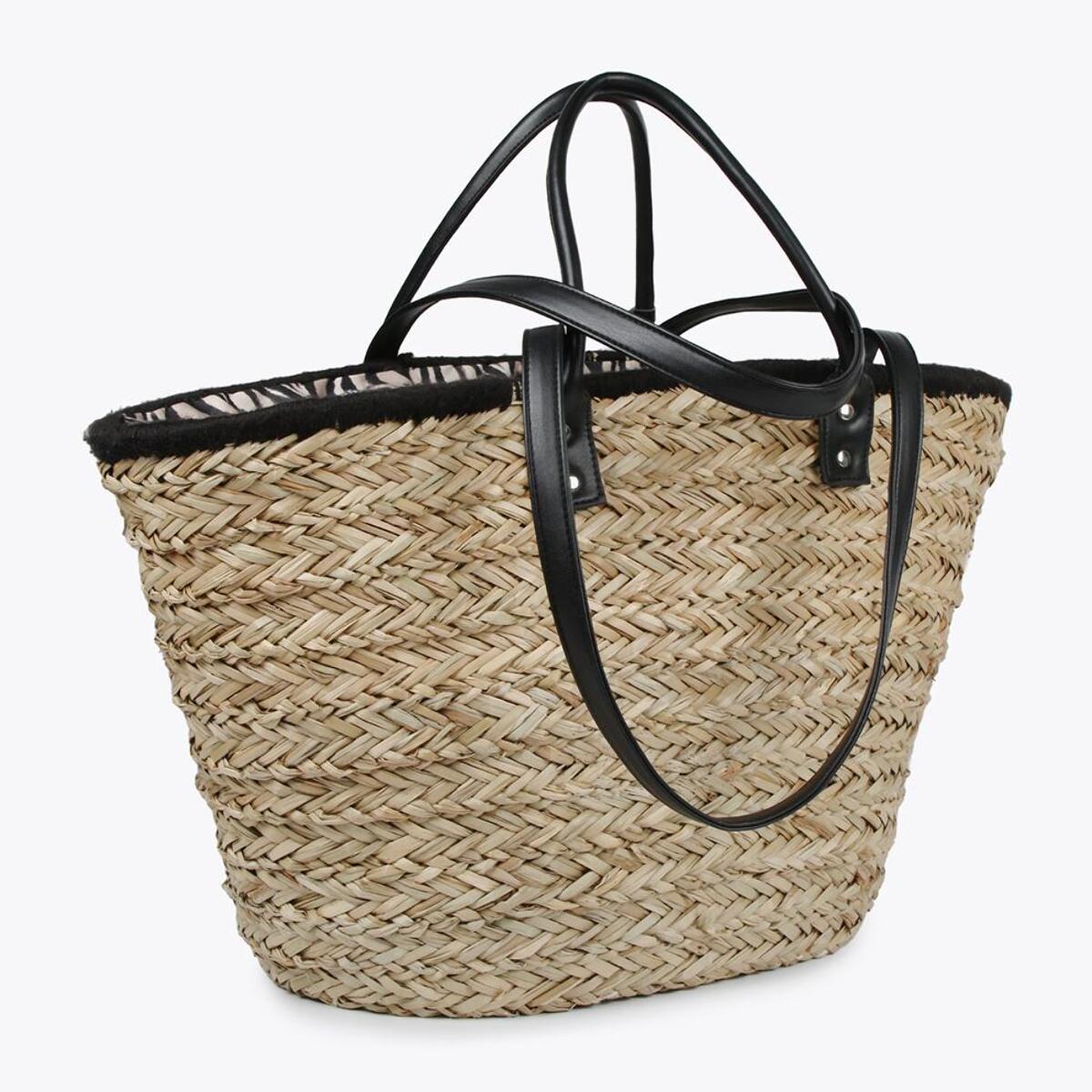 Borsa a cesta tucano ricamato