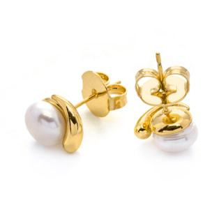 Pendientes Zola acabado oro amarillo 18k