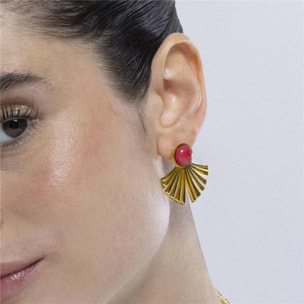 Pendientes Lux by Lux acabados oro 18k