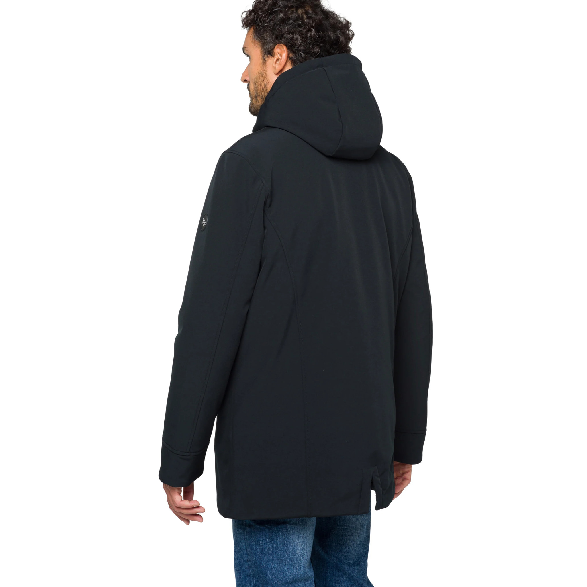 Parka ATITLAN imbottito impermeabile Nero