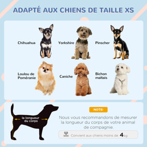 Niche pour chien - dim. 64L x 57l x 66H cm - PP bleu blanc