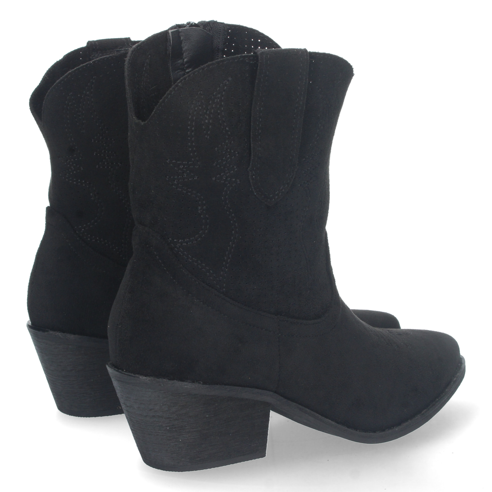 Botin de Tacon Campero con Cremallera