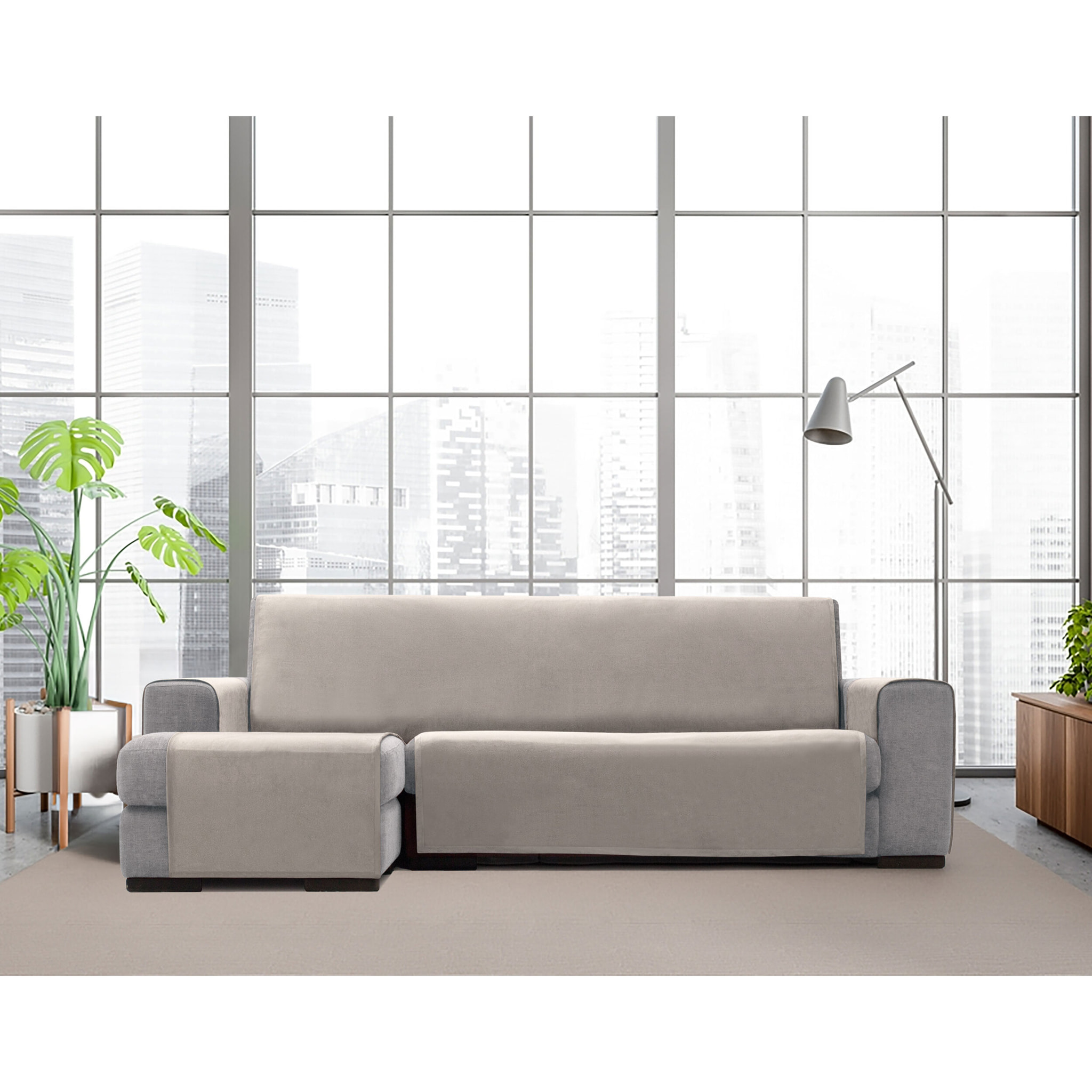 Cubre Sofá Chaise Longue Izquierda modelo MIRTO
