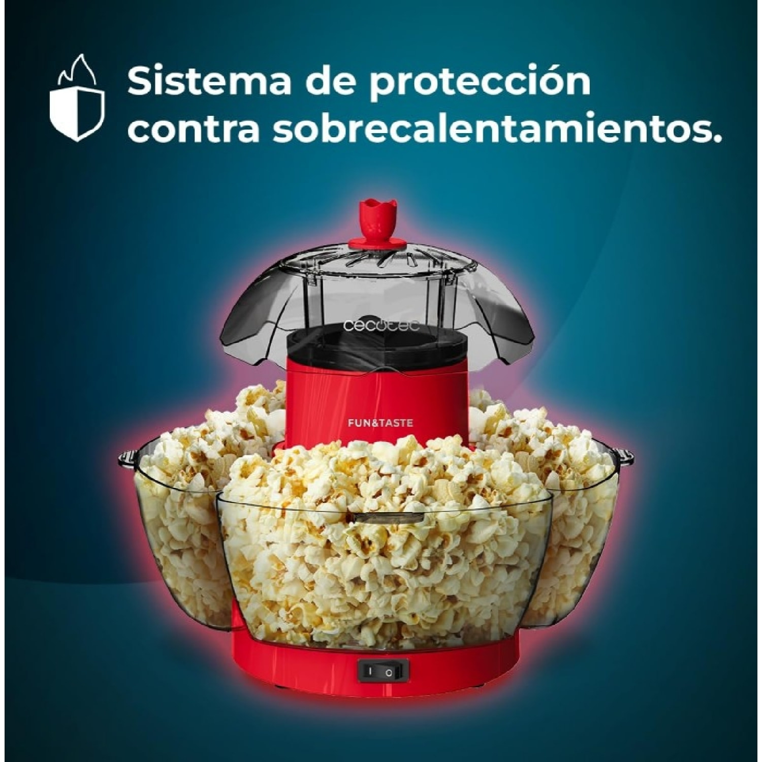 Macchine per pop corn Fun&Taste P'Corn Lotus Cecotec