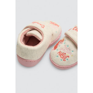 Scarpine per neonato con stampa unicorno e velcro