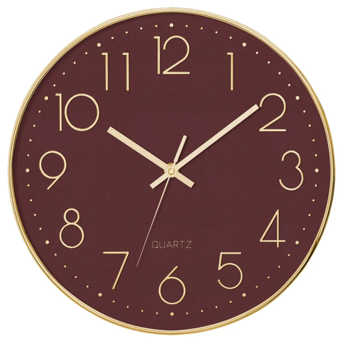 Horloge 3D "Gold" D30 cm