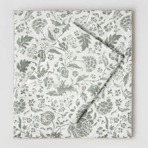 Juego de sábanas algodón herbaria topo