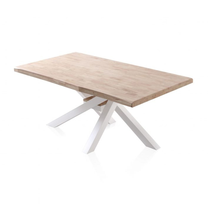 Mesa de comedor Xena Fit 180 Roble - Blanco