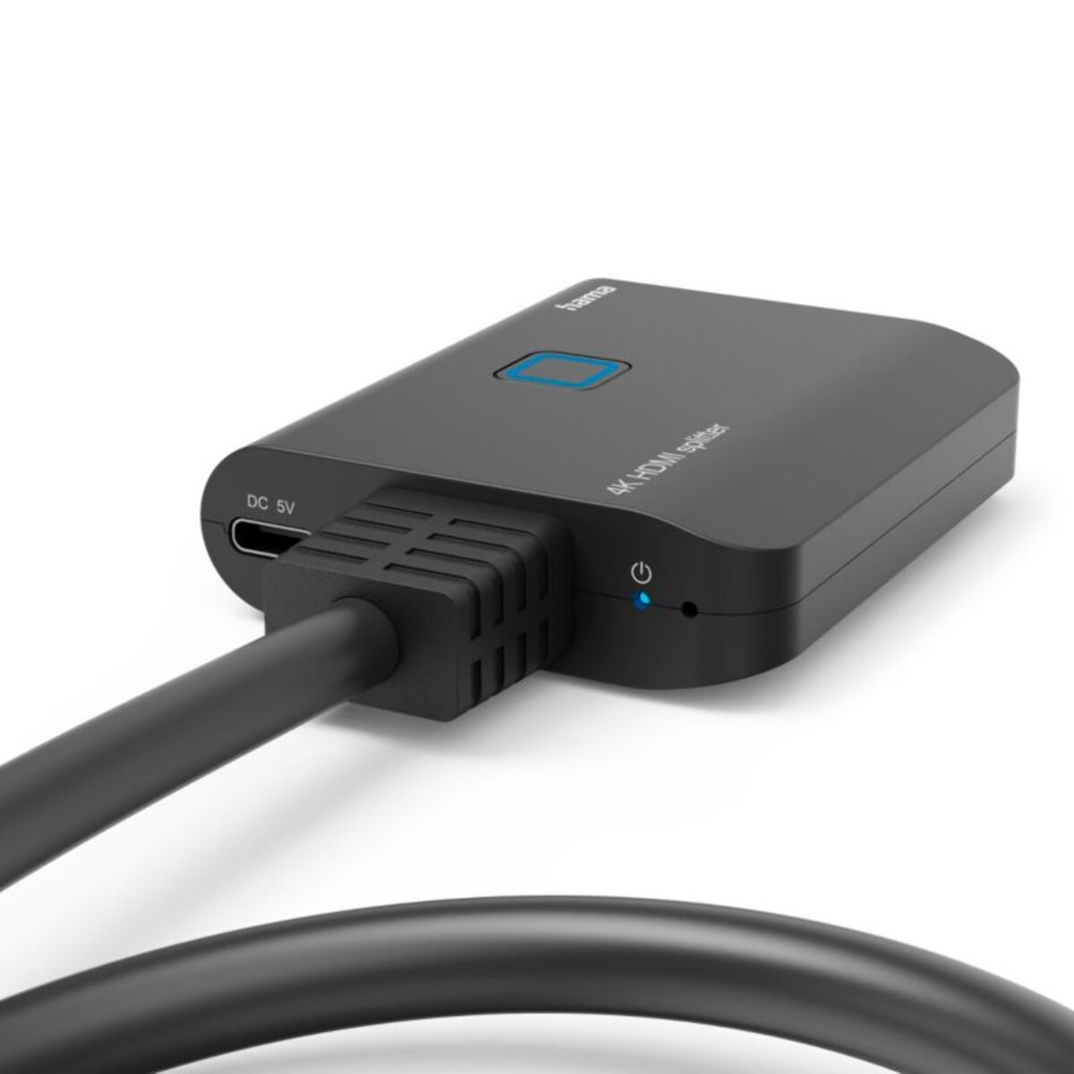 Hub HAMA HDMI M vers double HDMI F