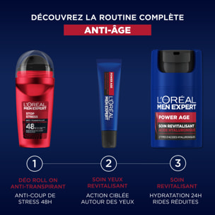 L'Oréal Paris Men Expert Power Age Routine Anti-Âge 3 produits