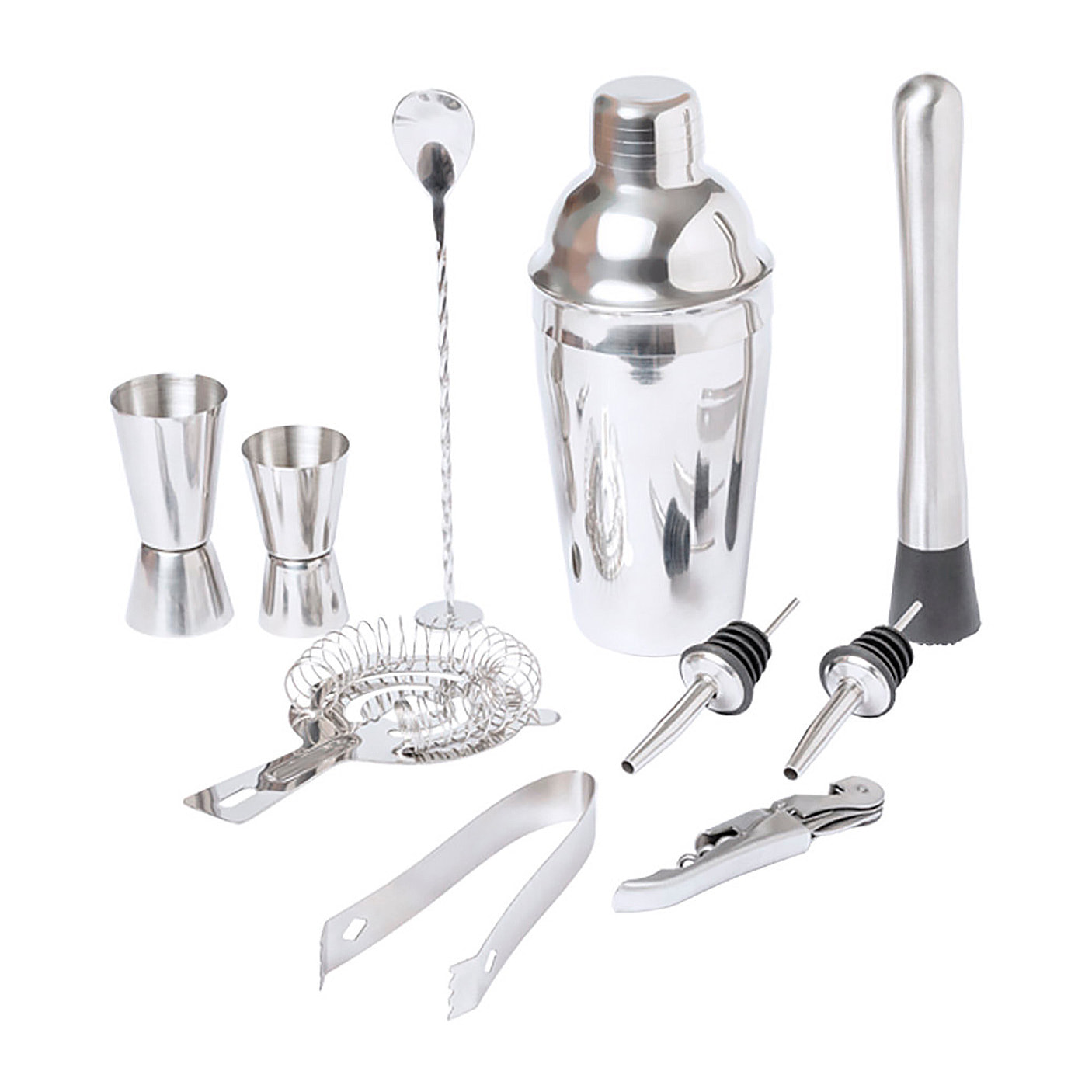 Set Cóctel Coctelera 550 ml. 10 Accesorios diseño exclusivo