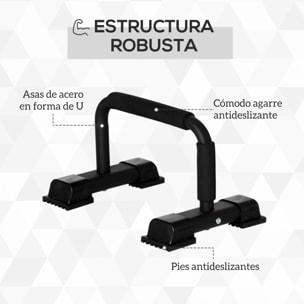 Barras Paralelas Calistenia de Acero Barras Paralelas con Alfombra Antideslizante y Empuñaduras Acolchadas para Entrenamiento de Fitness en Gimnasio Hogar 36x25x20 cm Negro