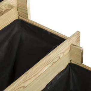 Huerto Urbano 3 Alturas Stepnature 113x88x40 Cm