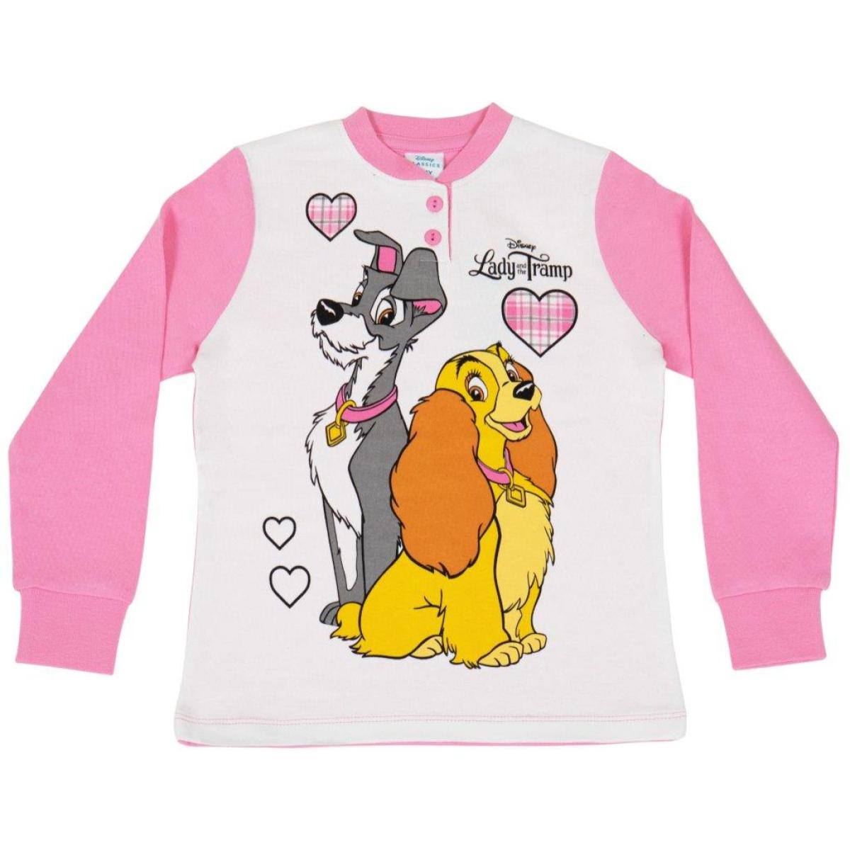 Pigiama lungo Lilli e il Vagabondo Fuxia Lei Disney Multicolor