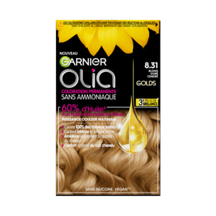 Garnier Olia Coloration 8.31 Blond Doré Cendré