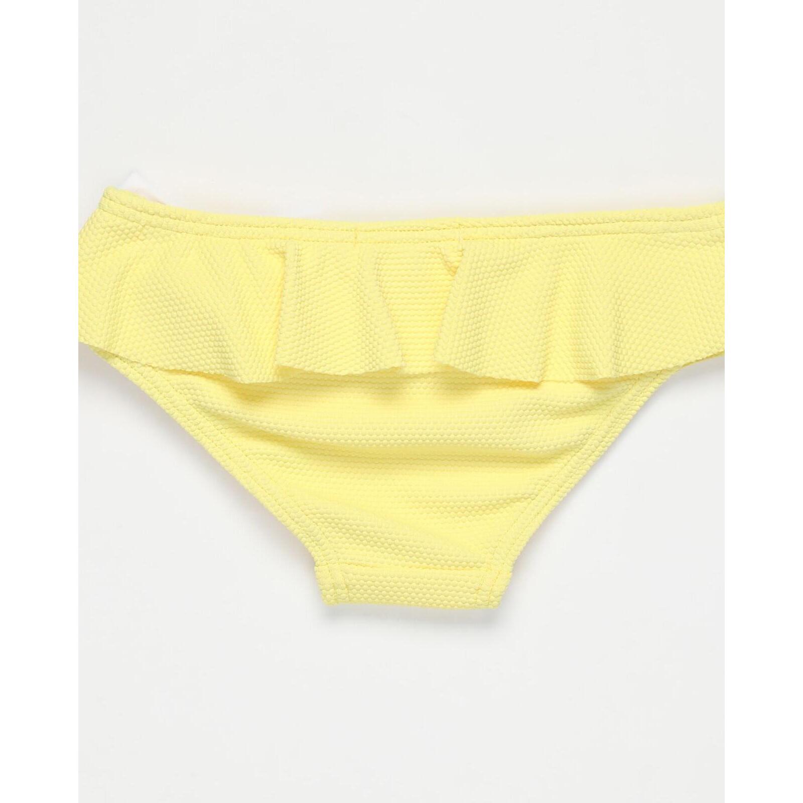 CULETÍN AMARILLO CON LAZO BLANCO