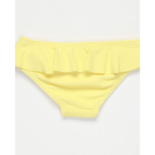 CULETÍN AMARILLO CON LAZO BLANCO