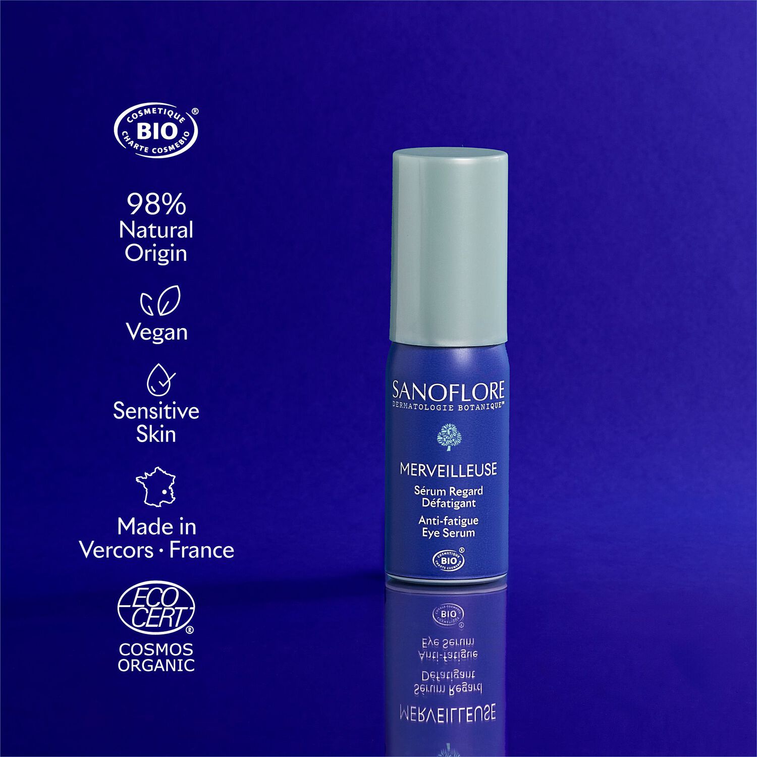 Absolu merveilleux - Sérum yeux anti-rides certifié bio 15 ml