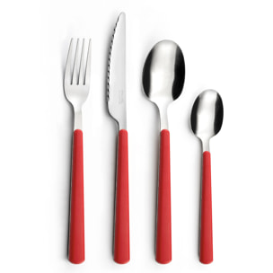 Tonus Rouge - Ménagère 48 pièces