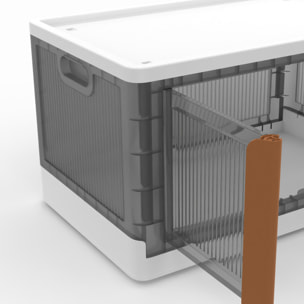 Boîte de rangement empilable 72L