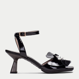 Sandalia Tacon Danielle Negro 6 cm