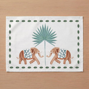 Pack 2 ud. Mantel individual 100% algodón Manyara