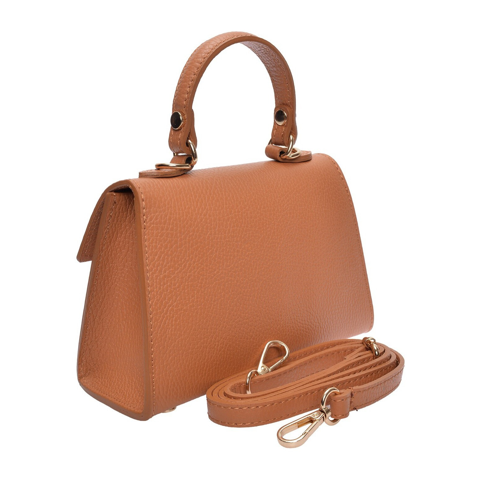 Borsa a mano Anna Luchini Cammello