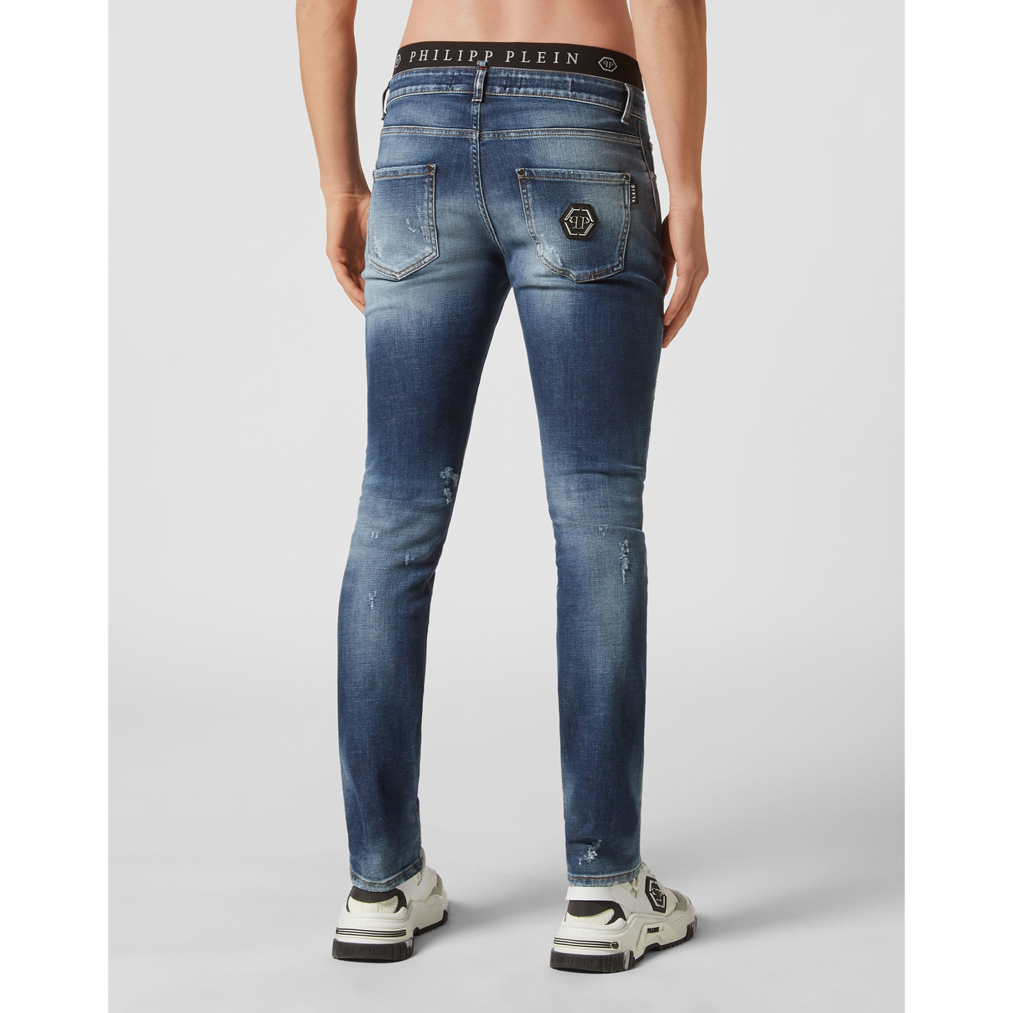 PHILIPP PLEIN Jeans taglio Straight HEXAGON